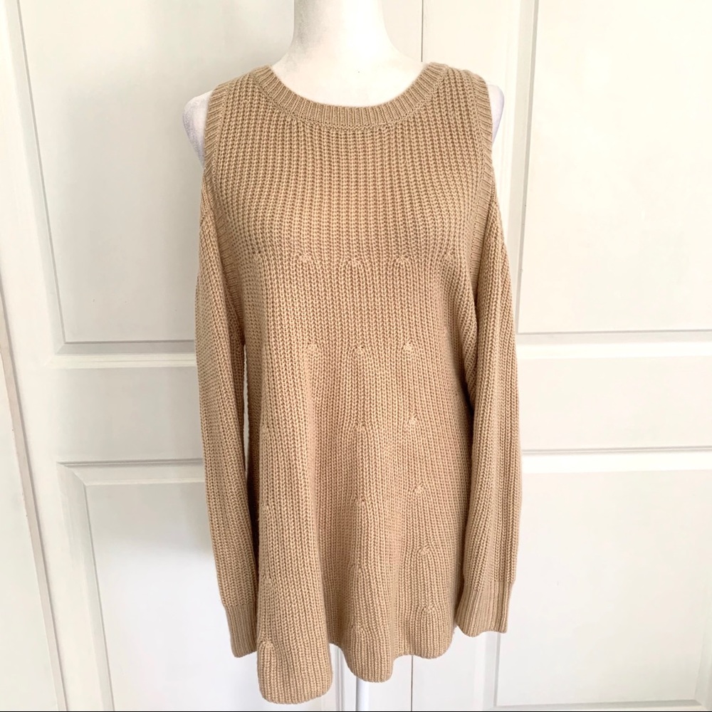 Oversized Cold Shoulder Sweater